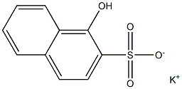 1-萘酚-2-磺酸钾, , 结构式