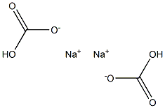 碳酸氢二钠, , 结构式