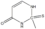 2-甲硫尿嘧啶 结构式