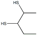 2,3-戊二硫醇, , 结构式