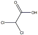 Dichloroacetic acid Struktur