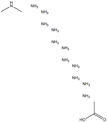 N,N-二甲基十二胺乙酸盐, , 结构式