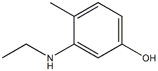 3-乙氨基对甲苯酚 结构式