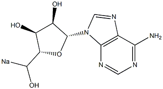 5'-Adenosine monosodium 化学構造式