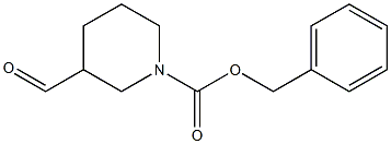 N-CBZ-piperidine-3-carbaldehyde Struktur