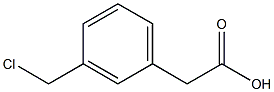 3-(Chloromethyl)phenylacetic acid Struktur