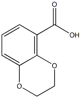 2,3-二氢基苯并-1,4-二恶烷-5-羧酸, , 结构式
