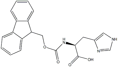 FMOC-组氨酸, , 结构式