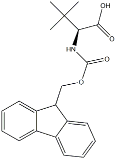 FMOC-L-叔亮氨酸,,结构式