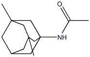 1-乙酰胺基-3,5—二甲基金刚烷,,结构式