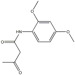 乙酰乙酰-2,4-二甲氧基苯胺,,结构式
