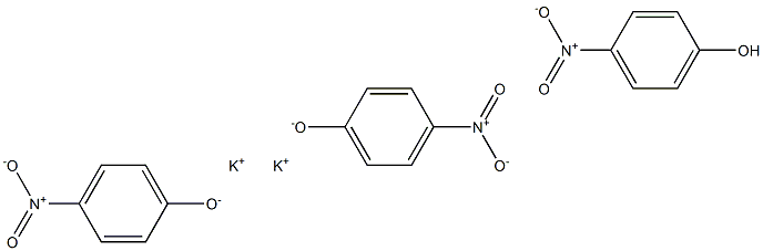 对硝基苯酚钾/4-硝基苯酚钾, , 结构式