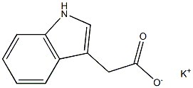 3-indoleacetic acid potassium salt Struktur