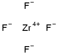 氟化锆钙, , 结构式