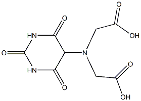 Hexahydro-2,4,6-trioxo-5-pyrimidinylIminodiaceticAcid 结构式