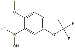 2-Methoxy-5-(trifluoromethoxy)phenylboronic acid Structure