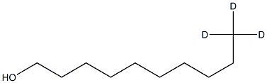 正癸酸-10,10,10-D3, , 结构式