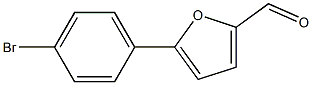 5-p-bromophenyl-2-furancarboxaldehyde Struktur