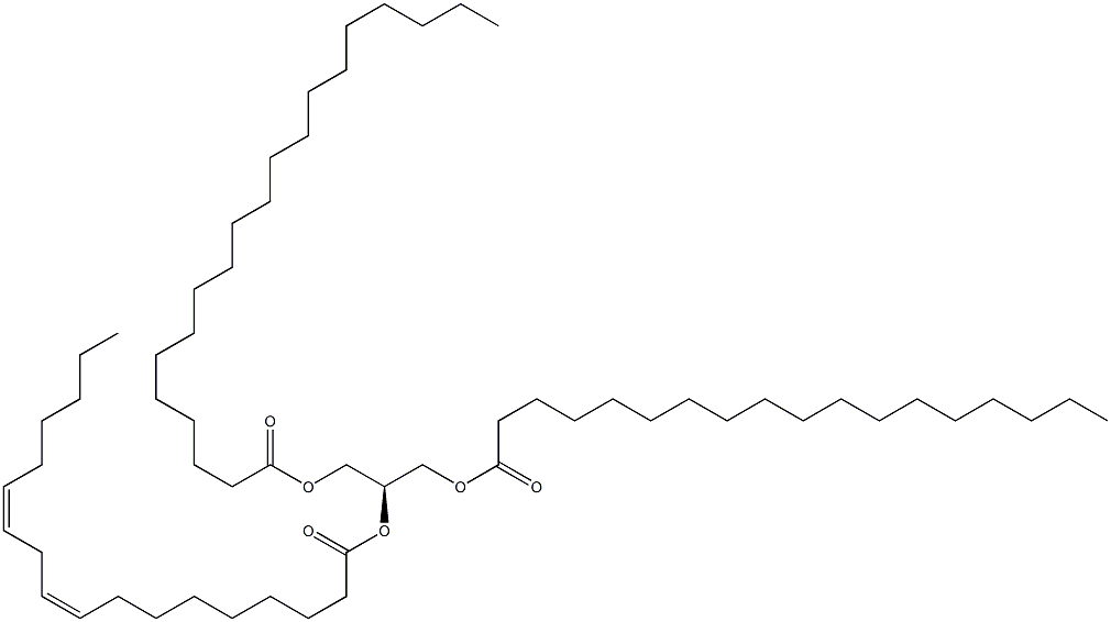 1-octadecanoyl-2-(9Z,12Z-octadecadienoyl)-3-eicosanoyl-sn-glycerol