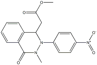 [3-Methyl-2-(4-nitro-phenyl)-4-oxo-1,2,3,4-tetrahydro-phthalazin-1-yl] -acetic acid, methyl ester