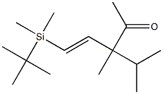 5-(t-Butyldimethylsilyl)-3-isopropyl-3-methylpent-4-en-2-one Structure