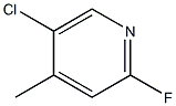 2-氟-5-氯-4-甲基吡啶,,结构式