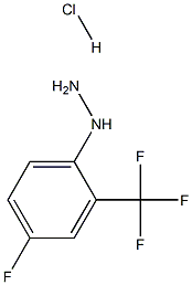 2-TRIFLUOROMETHY-4-FLUOROPHENYLHYDRAZINE HYDROCHLORIDE Struktur