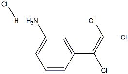 3-(TRICHLOROVINYL)-PHENYLAMINE HYDROCHLORIDE Structure