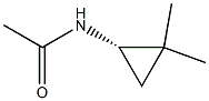 S-(+)-2,2-DIMETHYL-1-ACETAMINOCYCLOPROPANE Struktur