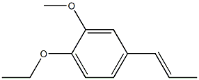 異丁香酚乙醚, , 结构式