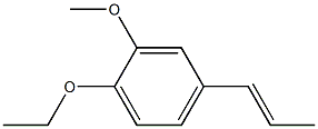 ethyl isoeugenol ether Structure