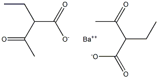 鋇乙醯乙酸乙酯, , 结构式