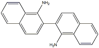1,1'-diamino-2,2'-dinaphthyl Struktur