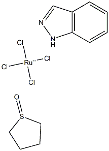 indazoletetramethylenesulfoxidetetrachlororuthenate Struktur