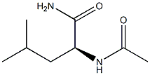 N-acetylleucinamide Structure