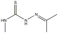 acetone-4-methylthiosemicarbazone Structure