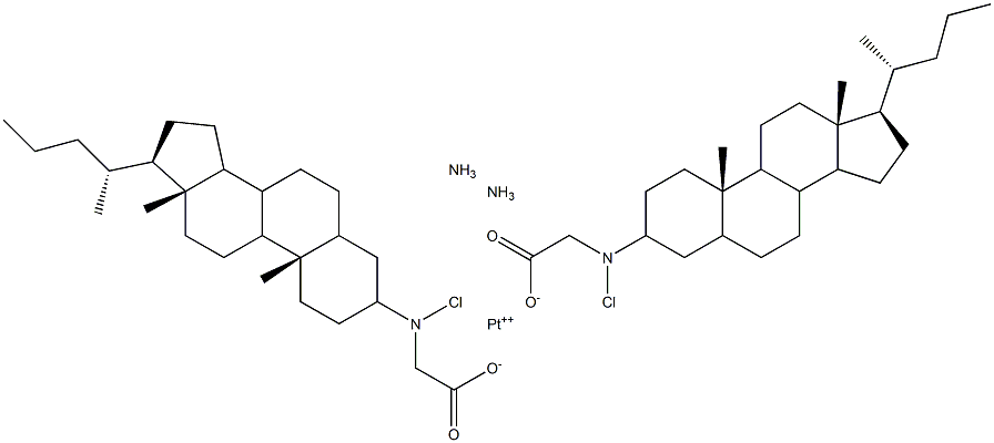 diaminneplatinum(II)-chlorocholylglycinate Struktur