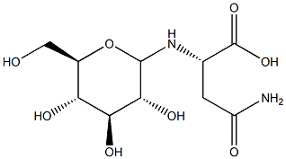 glucosylasparagine Structure