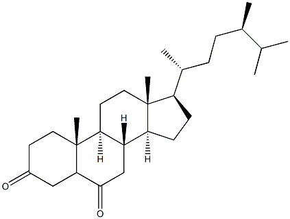 campestane-3,6-dione Struktur