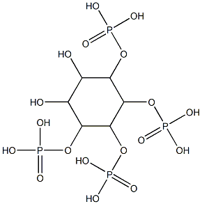 inositol 2,3,4,5-tetrakisphosphate Structure