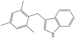 3-(2,4,6-trimethylbenzyl)indole Struktur