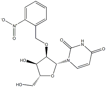 2'-O-(o-nitrobenzyl)uridine Struktur