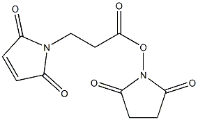 succinimidyl 3-N-maleimidopropionate Struktur