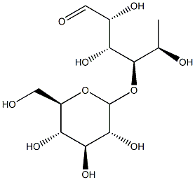 4-O-glucopyranosyl-6-deoxyglucose 结构式