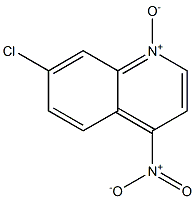 QUINOLINE,7-CHLORO-4-NITRO-,1-OXIDE Structure