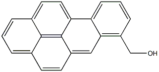 7-HYDROXYMETHYLBENZO(A)PYRENE,,结构式