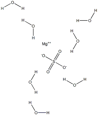 MAGNESIUM(II)SULPHATE,HEPTAHYDRATE Structure