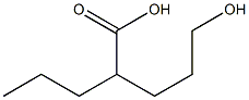 PENTANOICACID,2-PROPYL-5-HYDROXY- Structure