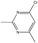 2S-METHYL-4-CHLORO-6-METHYLPYRIMIDINE Struktur