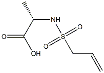 S-ALLYLSULPHONYLALANINE Struktur